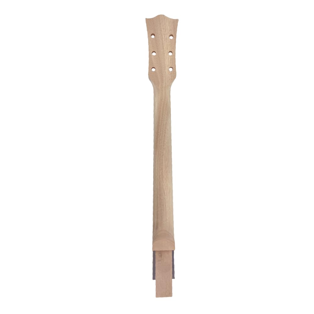 1 set chitarra kit Collo Della Chitarra 22fret 23 pollice Corpo Della Chitarra Semi Hollow Mogano Acero Tastiera FAI DA TE Chitarra