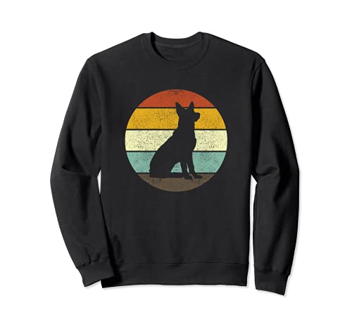 Retro Vintage German Shepherd Dog Hund Sweatshirt Cover
