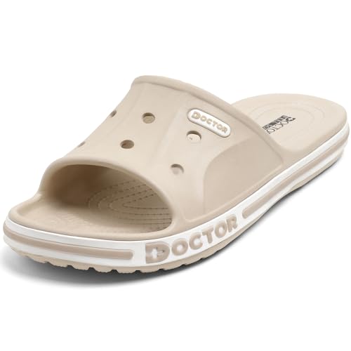 Image of Men EVA Slide Slippers | Lightweight Anti-Slip Casual Slides | Breathable Comfort Sandals for Indoor Outdoor Everyday Wear Walking Slippers