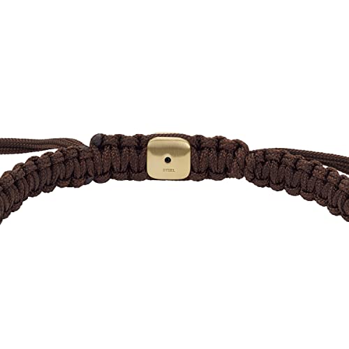 Fossil Men's Stainless Steel Tigers Eye Bracelet, Color: Brown (Model: Jf04471710) #TOP2