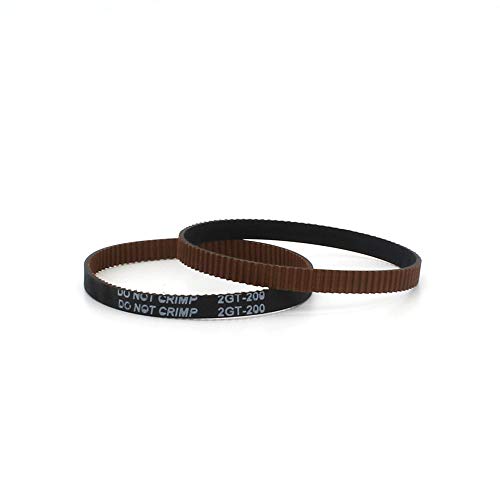 Image of MOTOU 10x200mm GT2 Timing Belt, Closed Loop, Upgrade Non-Slip Version, Width 6mm, Fit for 3D Printer and Most Belt Driven Printers