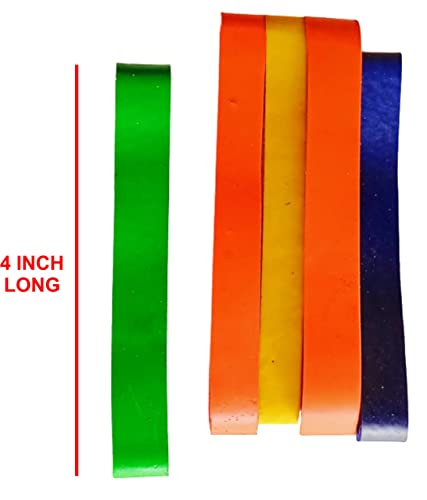 IMPRINT Multi Purpose Big Size 4 Inch Long and 10 mm Wide Rubber bands - Pack of 25 Pcs
