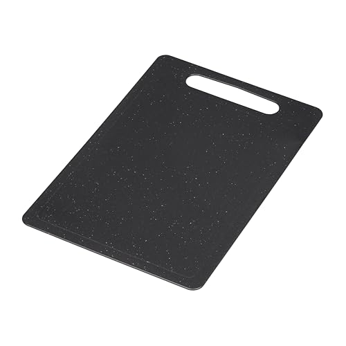 Chef Aid Granite Effect Chopping Board 35 x 24cm, Stylish & Durable, Easy to Clean, Ideal for Everyday Use, Black