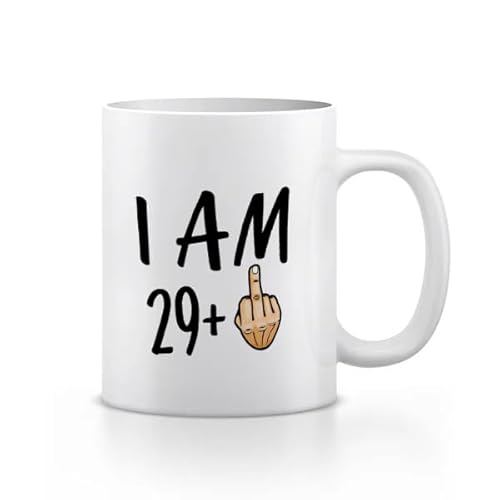 30th Funny Birthday Coffee Mug – 11 oz Cup for Men & Women – Hilarious Gift for Turning - Dishwasher & Microwave Safe – Perfect for Mom, Dad, Teacher or Anyone (29+)