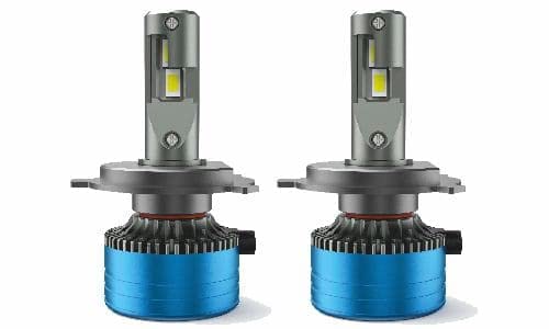 Blaupunkt LED 9X PRO 6000K H4-H19 12V 6000 Kelvin Car LED Lamps - Suitable for Car Projector, Reflector and Fog Lamp (Cool White)