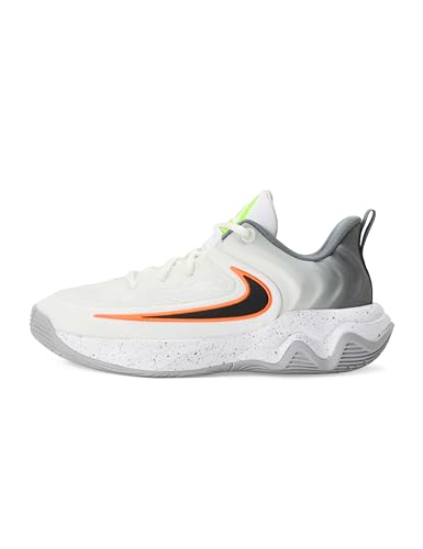 Nike Big Kids Giannis Immortality 4 Basketball Shoe White/Black-Volt-Wolf Grey 5Y