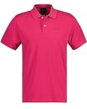 LOGO BRANDING GANT Herren MD. SS Pique Rugger Polohemd, Magenta PINK, XXL