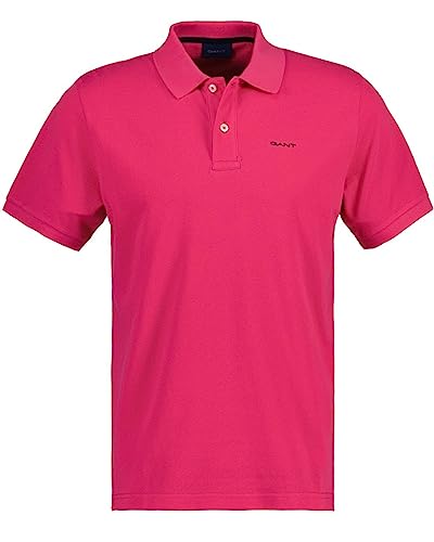 GANT Herren MD. SS Pique Rugger KURZARMPOLOSHIRT, Magenta PINK, XL