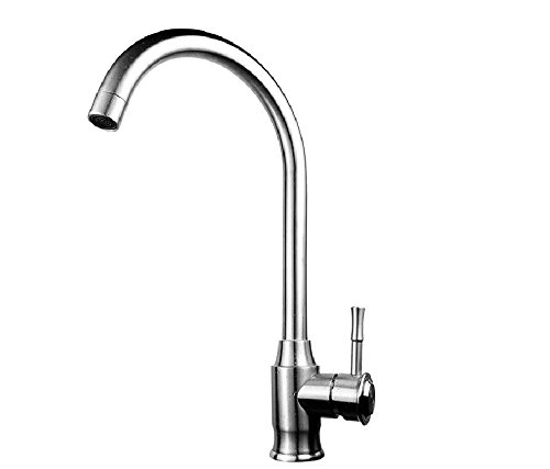 Food Grade Sus304 Stainless Steel Hot And Cold Water Faucet Kitchen 360 Degree Rotary Wash Vegetable Basin Double Basin Faucet Kitchen Sink Lead Faucet