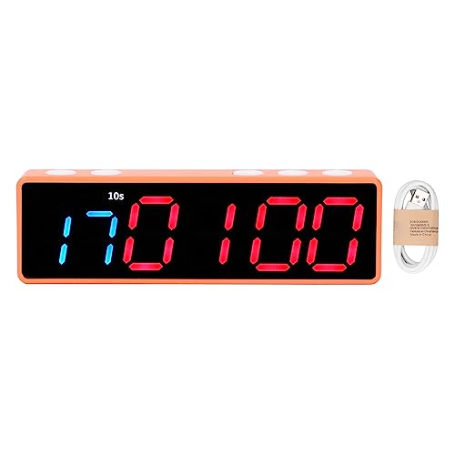 Relógio com temporizador de fitness, temporizador de fitness, temporizador magnético para treino de