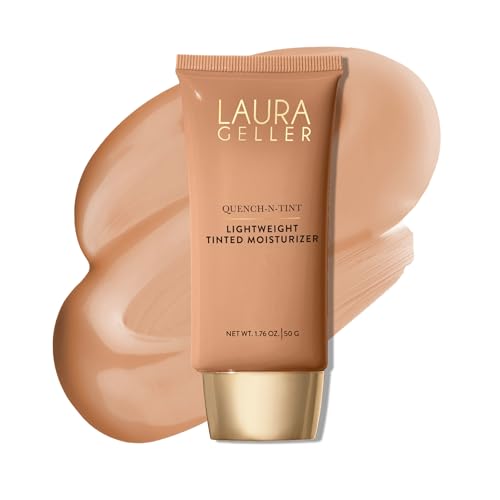 LAURA GELLER NEW YORK Quench-n-Tint Tinted Moisturizer - Sheer to Light Buildable Coverage - Natural...