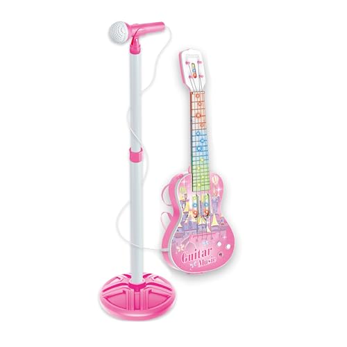 Baroni Toys Microfono su Asta e Chitarra per Bambini 3+