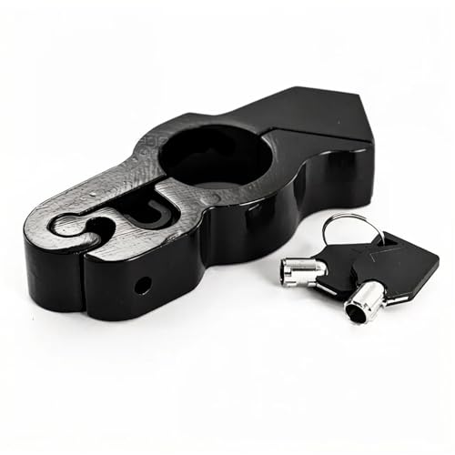 Ajuste para QJ 700X, Bloqueo de Manillar de Motocicleta, Acero Resistente, antirrobo para Exteriores(Black)