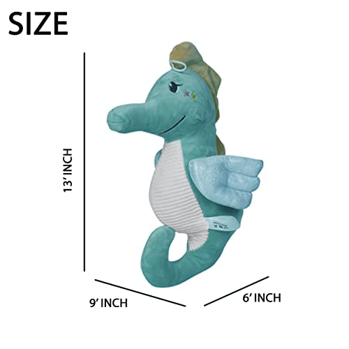 Ultra 13 inch Soothe & Glow Seahorse Fully Stuffed Soft Plush Toy for Kids in Blue|Animal Toy Birthday|Anniversary|Christmas|Diwali|Home Decor