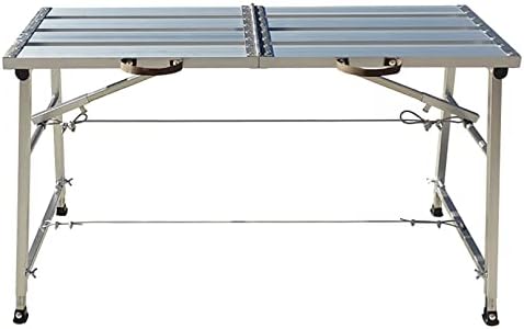 Portable Folding Scaffold Tower Ladder - Multipurpose Work Platform, 300kg Load Capacity, Heavy-Duty Work Bench for Home Improvement and Construction Projects