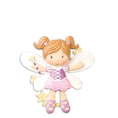 Lydia Gifts 2024 Personalized Christmas Tree Ornament for Girls - Fairy Customized Ornament-Keepsake for Kids-Free Customization