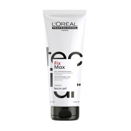 LOréal Professionnel Flexibles Haargel für einen optimalen Halt den ganzen Tag über ohne das Haar zu fetten oder schwer zu machen Tecni.ART Fix Max Gel 200ml
