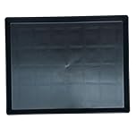 Lawnrden Large Size Trays, Dog Crate Tray Black Replacement Pan Plastic Base Tray for Dog Cage Crate Black Cleaning for Pet Cages Crates Kennels Dogs 23.03 X 16.26 X 1.18 Inch.