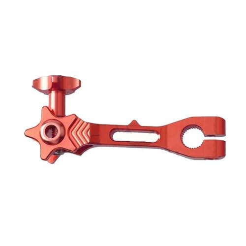 Levier de culbuteur frein arrière moto Honda Yamaha en alu CNC orange
