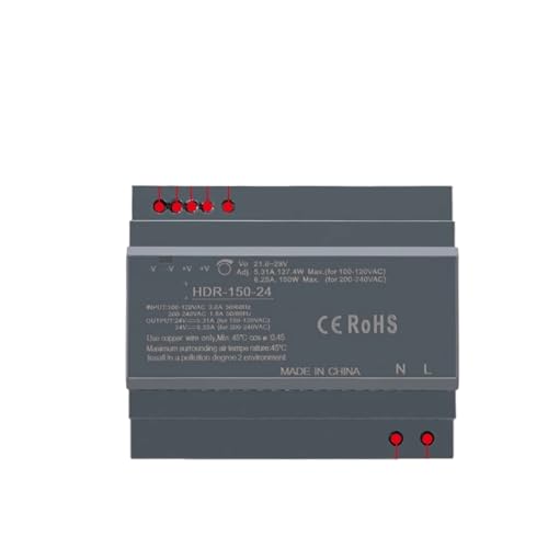 Alimentation rail DIN 12V anti-scintillement pour ruban LED, transformateur SMPS 30W stable