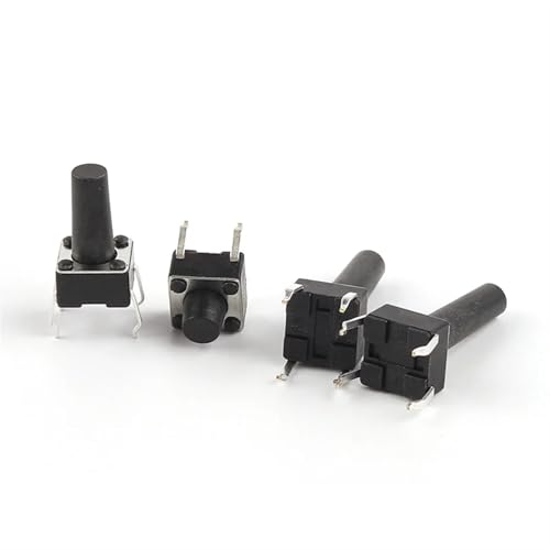 Interruptor pulsador táctil 6x6x17mm micro interruptor momentáneo para PCB electrónica 5