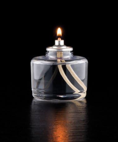Image of D'Light Online HD36 Liquid Wax Disposable Clear Plastic 36 Hour Emergency Candles Fuel Cells Lamps Fuel Cells for Table Top Lights, Wedding, Restaurant Tables - (36 Hour, 24 Pack)