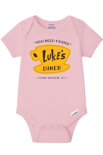 Image of Brain Juice Tees Lukes Diner Gilmore Girls Baby One Piece