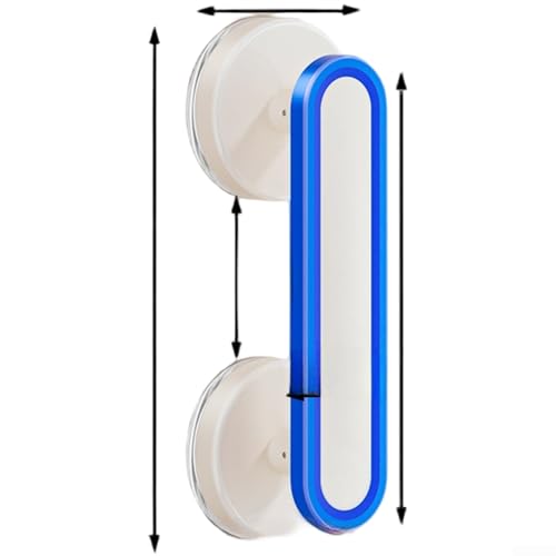 Door Handle with Suction Cup for Cabinets and For Glass Doors No Tools Required Vacuum Lock Technology for Secure Grip (C)