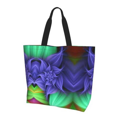 Sac à bandoulière pliable imperméable grand format avec motif floral