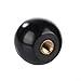 Pack Black Knob Round Ball Handle M5 M6 M8 Threaded Knob for Machine Tool Replacement Part Hand Tighten Lever Knob Industrial Equipment Knob(M8x30)