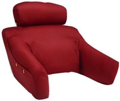 Cequal - S-BDLF-BUR - Cotton FlexArm Bedlounge Bed Reading Pillow - Burgundy - Petite