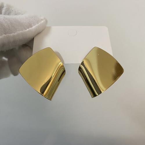 Unique Abstract Earrings For Women,Geometric Statement Stud Earring Large Hypoallergenic Earring for Gift3