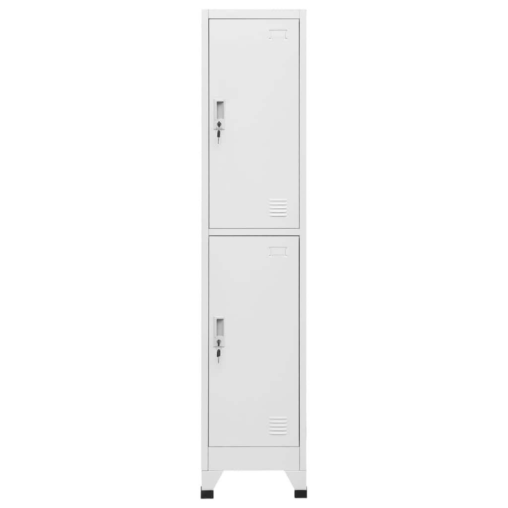 Armadietto portaoggetti chiudibile con targhette per nome e ventilazione, per ufficio, casa e scuola, 38 x 45 x 180 cm, soluzione organizzativa