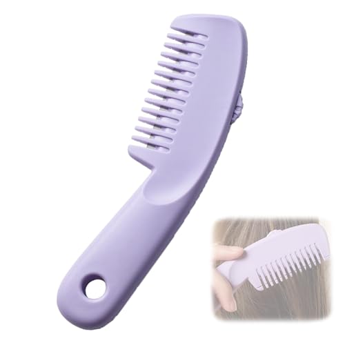 Hair Razor Comb，2-in-1 Hair Razor Comb for Cutting Homeuse Split End Hair Trimmer and Styling Combs and Styling