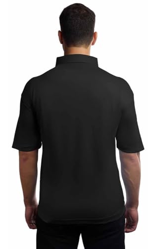 Blue Generation Men's 7007 Bonded Collar Dress Polo2