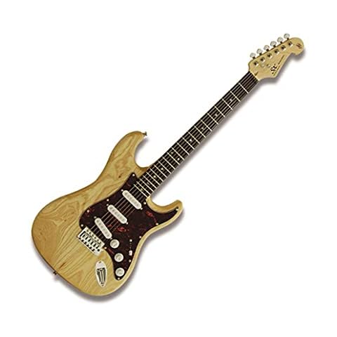 SX Electric Guitar with Swamp Ash Body Cover