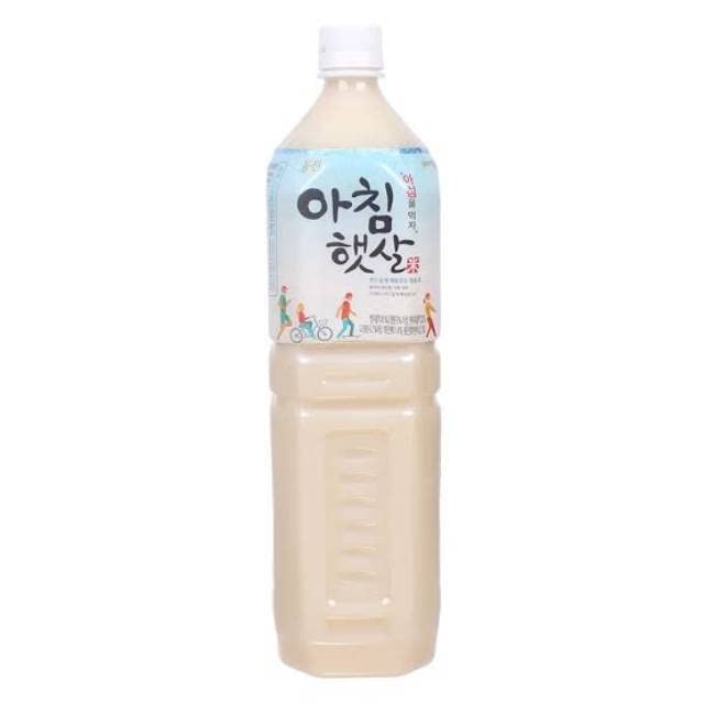 Woongjin Morning Rice Drink (NON ALCOHOL) Healthy Organic Natural and Delicious Beverages made from Korean Rice - Vanilla Flavor - 50.7Fl Oz (Pack of 6)