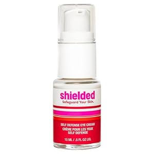 Shielded Beauty Self-Defense Eye Cream, For Anti-Aging, Dark Circles & Wrinkle Treatment, Hydrating Undereye Formula Made with Peptides & Hyaluronic Acid That Hydrates Your Skin, For Morning & Night