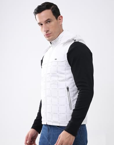 Image of Monte Carlo Men's Regular Fit Reversible Jacket | Detachable Hood | Sleeveless Style | Solid Design | able Winter Jacket for Men | Stylish Reversible Hooded Jacket For Men's (Pack Of 1)