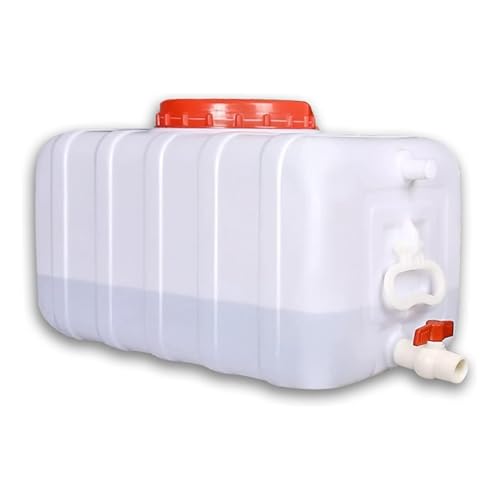 Réservoir d'eau plastique avec robinet étanche et poignées renforcées
