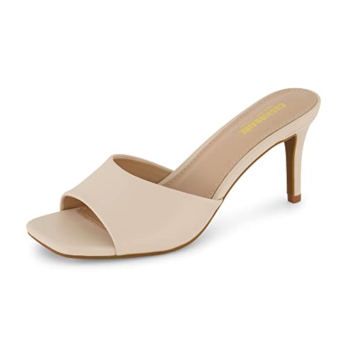 CUSHIONAIRE Women's Evie One Band Dress Sandal +Memory Foam And Wide Widths Available