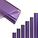 Prywatność Folia Okienna, Samoprzylepna Folia Szklana z PVC, Zdejmowane Nieprzezroczyste Matowe Elektrostatyczne Naklejki Okienne, do Biura Domowego (Color : Purple, Size : 60x300cm)