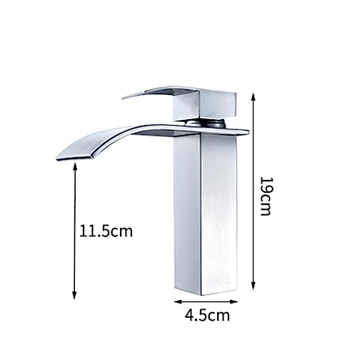 Grifo de lavabo tipo cascada para renovar baños modernos con encanto 4