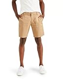 Dockers Men's Ultimate Straight Fit Supreme Flex Shorts (Standard and Big & Tall), New British Khaki, 34