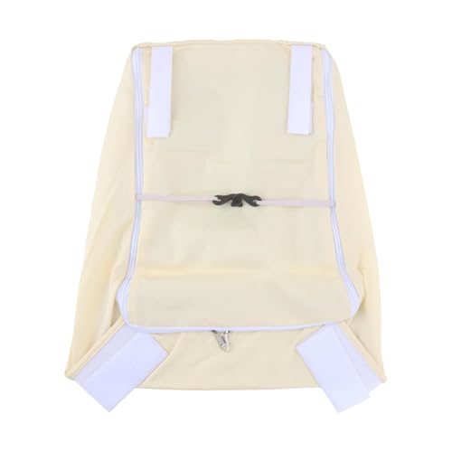 DYNWAVE Baby Stroller Bottom Basket Stroller Organizer,Sturdy Portable Oxford Cloth,Gifts Accessories Pram Basket for Outdoor Camping, Beige