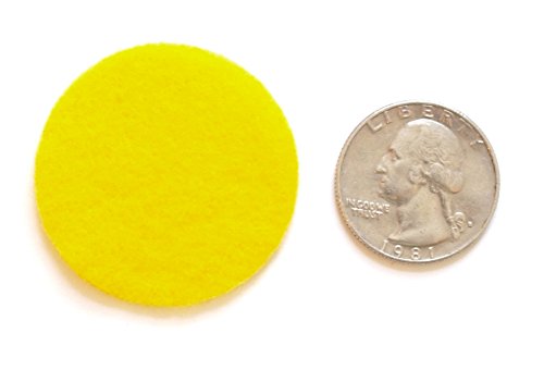 Image of Playfully Ever After Blue, Red, White & Yellow Craft Felt Circles (1.5 Inch - 95pc)