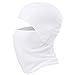 AXBXCX Balaclava - Breathable Face Mask Windproof Dust Sun UV Protection for Motorcycle Cycling Motocross Riding Hunting Hiking Fishing Ski Snowboard Tactical Paintball Airsoft White