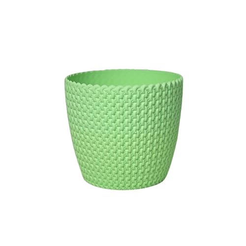 Image of Gamla for Home Decoration Capri Round Plastic Pots for Lawn | Terrace and Home Garden | Planters Flower Pot for Outdoor and Indoor Garden | Pots for Garden Plants | Set of 5
