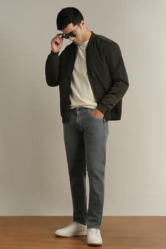 Image of Peter England Men's Skinny Fit Jeans | Denim | Casual Wear | Stylish Bottoms