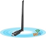 【WiFi Señal Emission】 Plug in nerworking devices, wired nerwork into wir eless wifi, Laptops , cell phones and can all be shared. Cable alargador de 5 dbi para la estabilidad de la señal